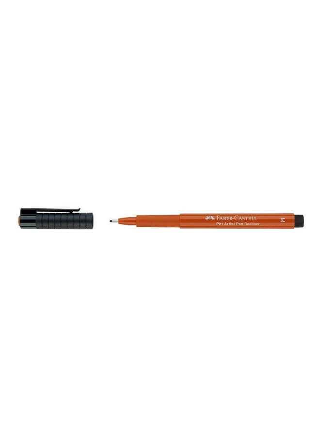 FABER-CASTELL - India Ink Pitt Artist  Pen Sanguine Orange - Image 1