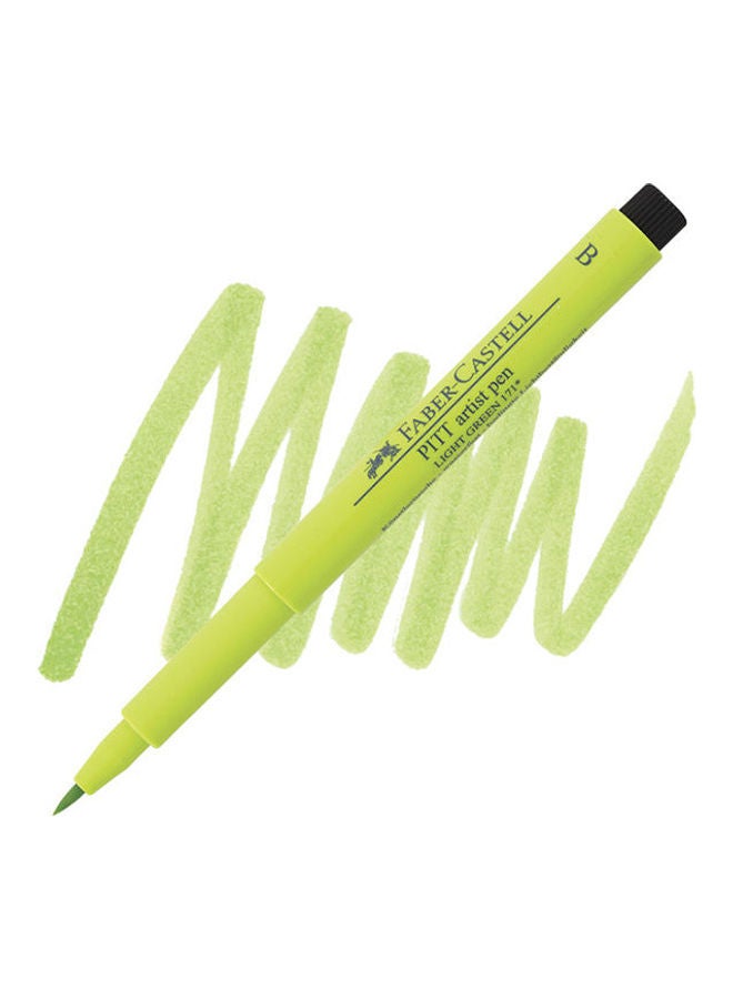 FABER-CASTELL - Pitt Artist Brush India Ink Pen Light Green - Image 1