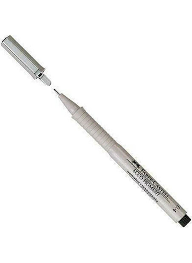 FABER-CASTELL - Fibre-Tip Pen Ecco Pigment Black - Image 1
