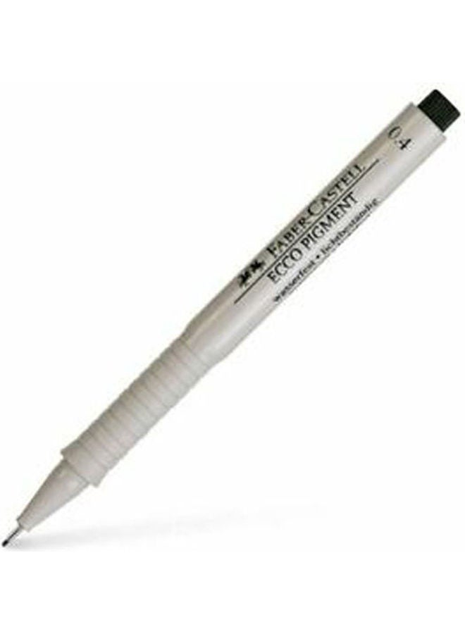 FABER-CASTELL - Fibre-Tip Pen Ecco Pigment Black - Image 1