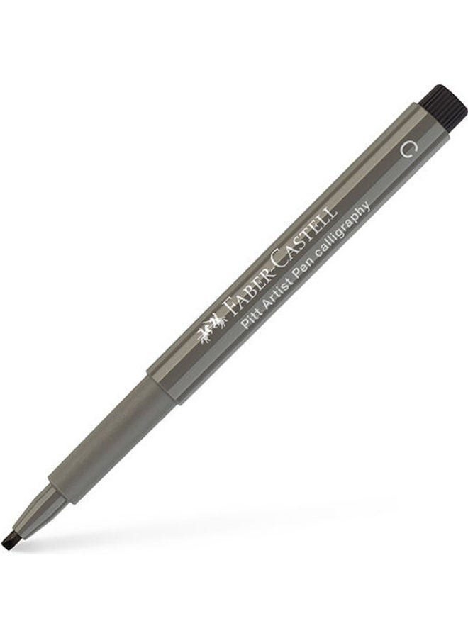 FABER-CASTELL - Pitt Artist Calligraphy India Ink Pen Warm Grey Iv - Image 1