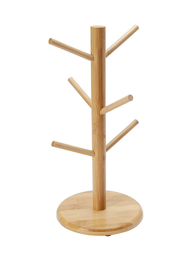 LINGWEI Bamboo Mug Holder Beige 35x16cm  - Image 1