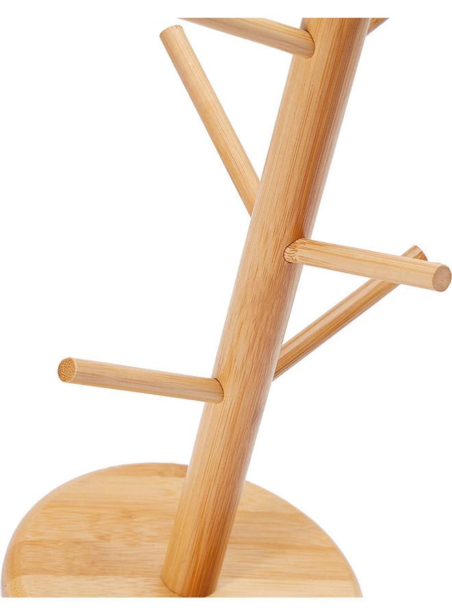 LINGWEI Bamboo Mug Holder Beige 35x16cm  - Image 3