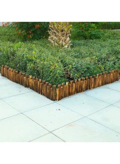 Wooden Garden Fence Brown 90x25x6cm - v1639218923/N52079291A_7