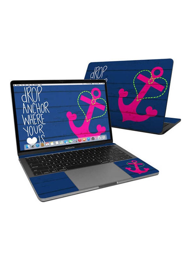 Drop Anchor Skin Cover For Macbook Pro Pre 2020 Multicolour