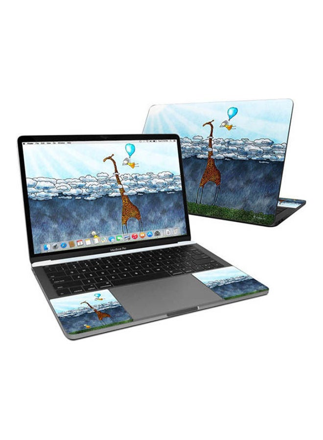 Generic Above The Clouds Skin Cover For Macbook Pro Pre 2020 Multicolour 