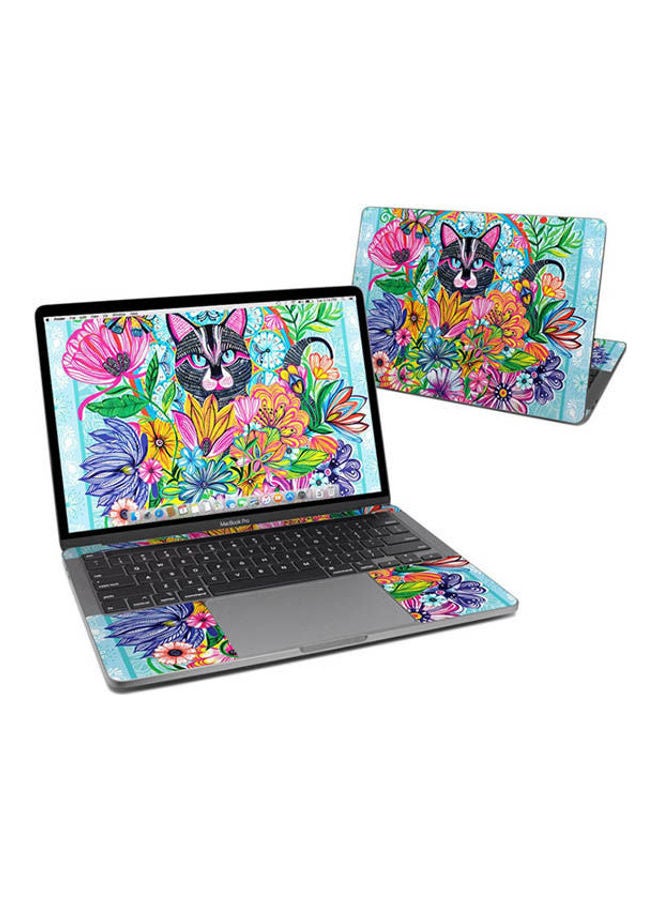 Le Chat Skin Cover For Macbook Pro Multicolour