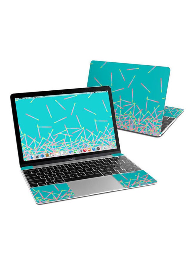 Pop Rocks Wands Skin Cover For Macbook Multicolour