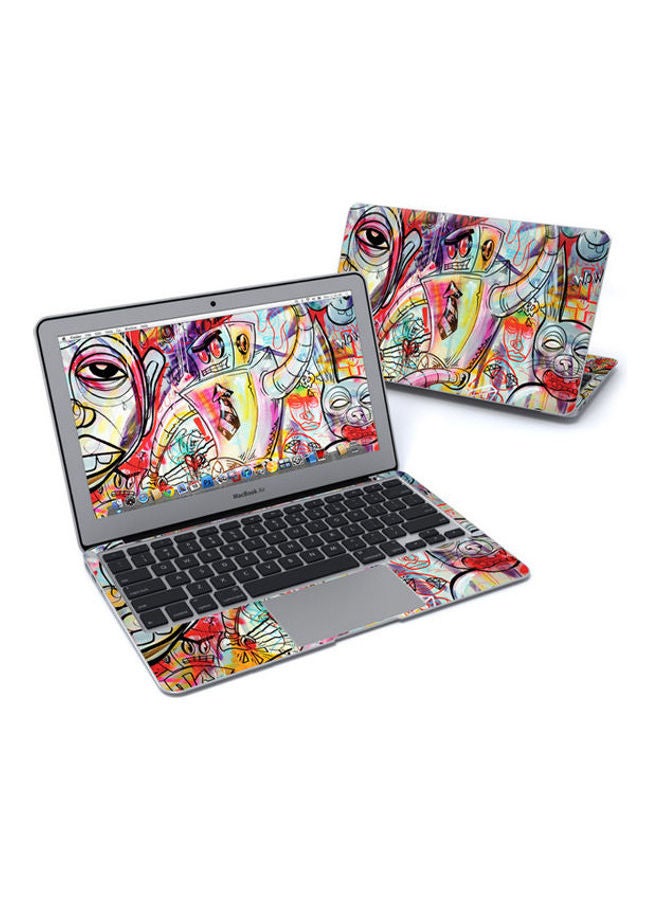 Battery Acid Meltdown Skin Cover For Macbook Air Pre 2018 Multicolour