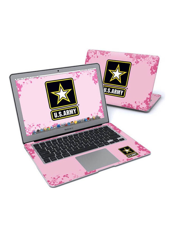 Army Pink Skin Cover For Macbook Air Pre 2018 Multicolour 