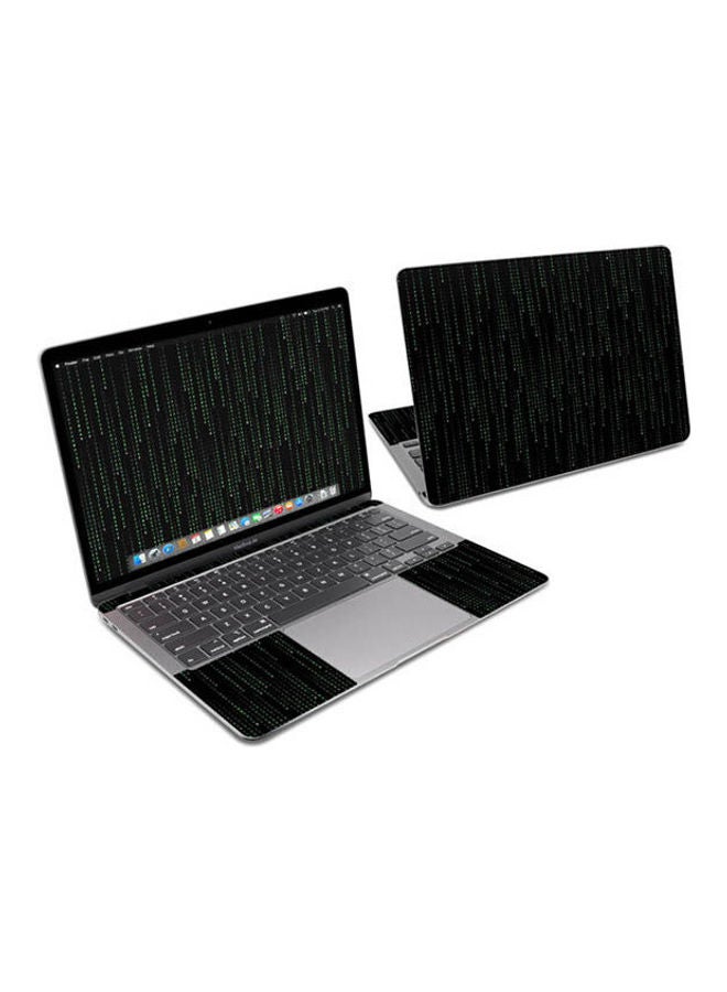 Generic Matrix Style Code Skin Cover For Macbook Air 13 Multicolour 