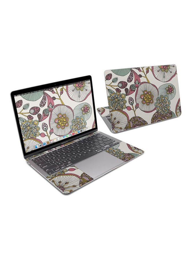 Generic Lotus Skin Cover For Macbook Air Multicolour 