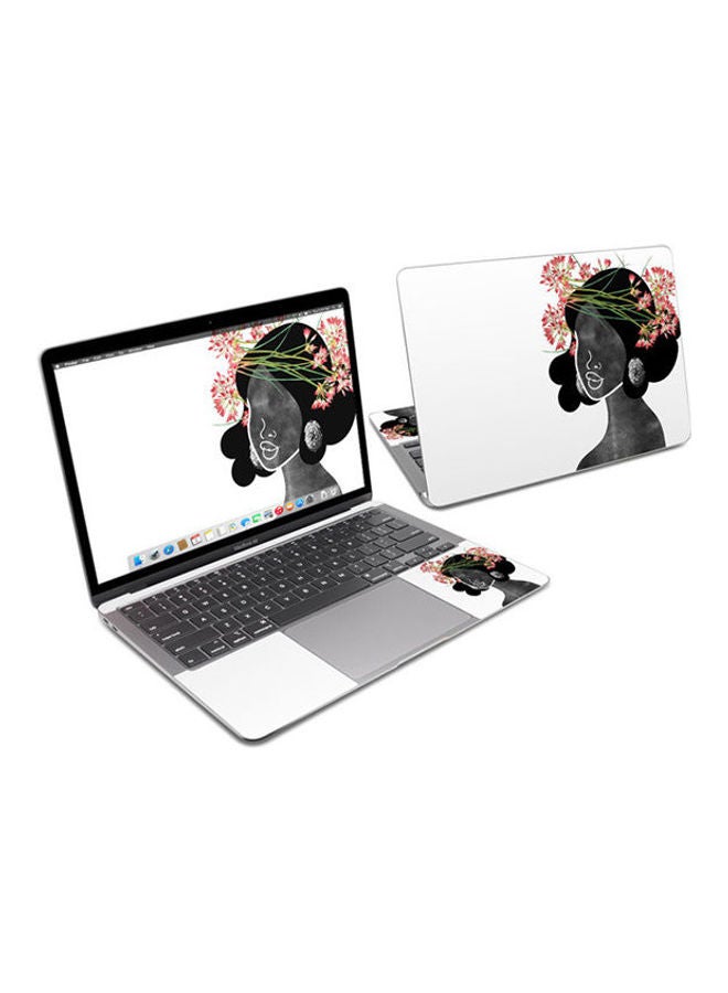 غطاء حماية بتصميم تاج من وايلد فلاور لجهاز ماك بوك إير متعدد الألوان