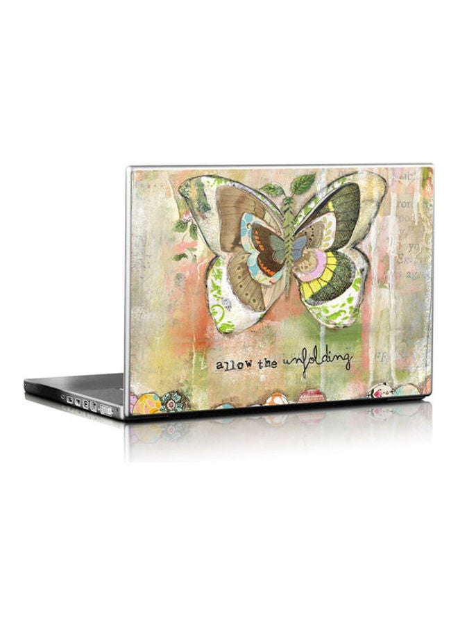 Allow The Unfolding Skin Cover For Laptop Universal Fit Multicolour