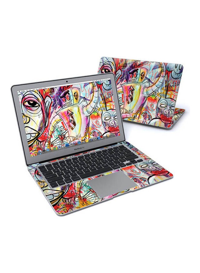 Battery Acid Meltdown Skin Cover For Macbook Air Pre 2018 Multicolour