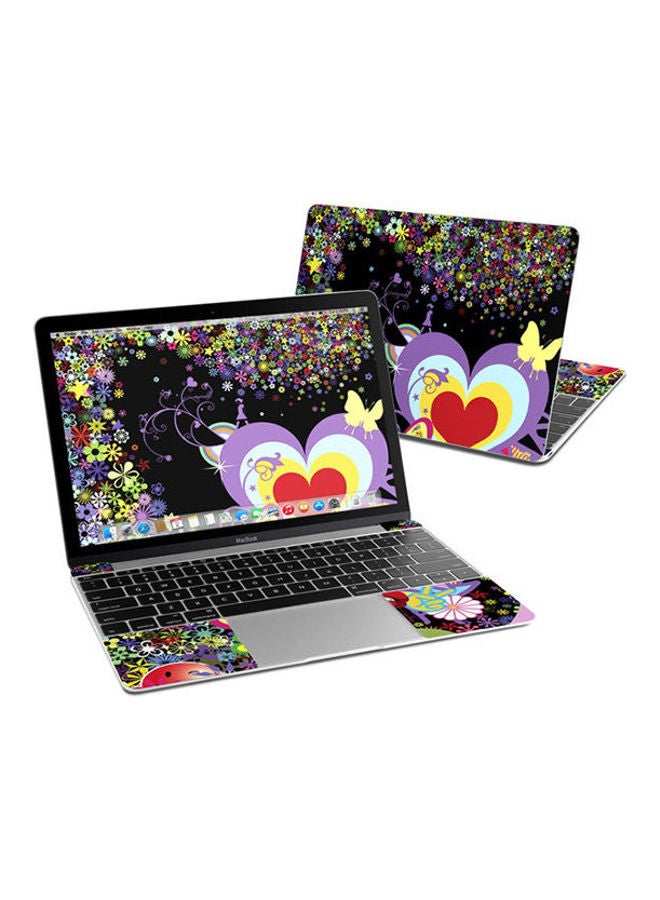 Generic Flower Cloud Skin Cover For Macbook Multicolour 