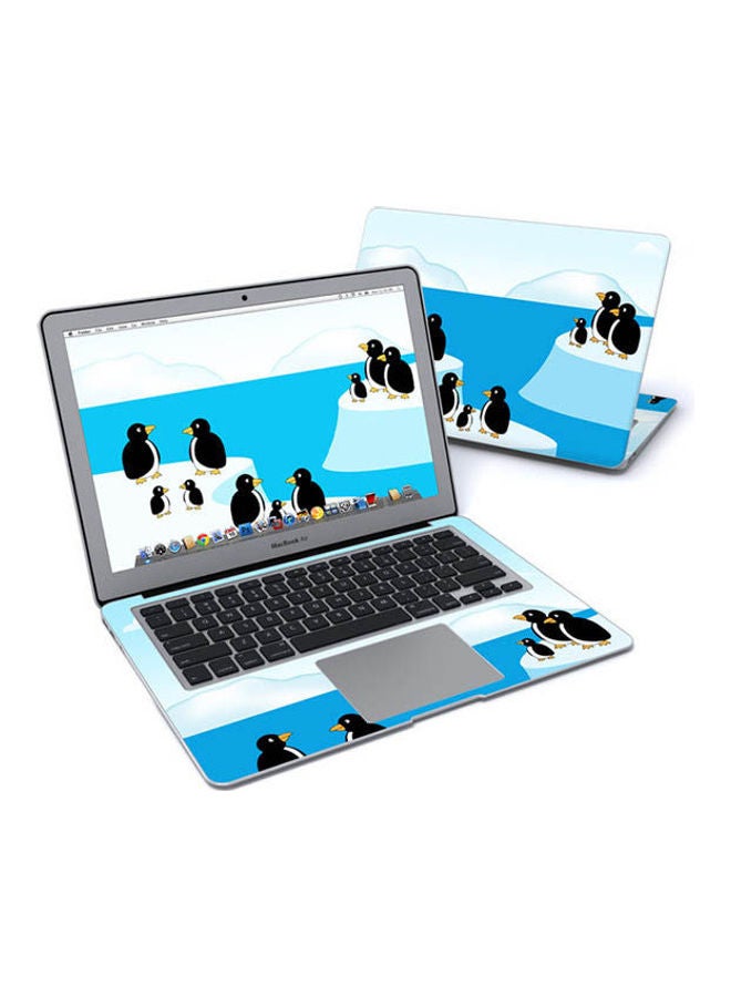 Generic - Penguins Skin Cover For Macbook Air Pre 2018 Multicolour - Image 1