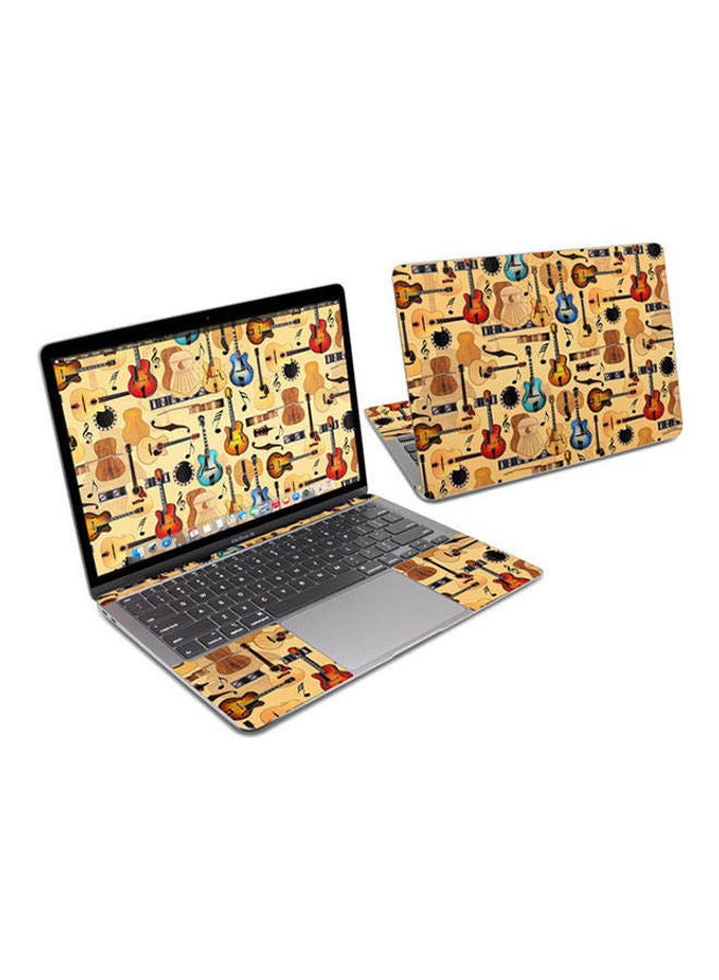 Generic - Guitar Collage Skin Cover For Macbook Air Multicolour - Image 1