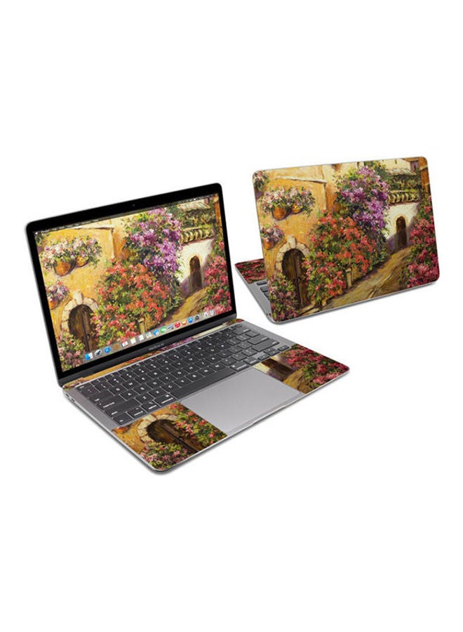 Generic Via Del Fiori Skin Cover For Macbook Air Multicolour 