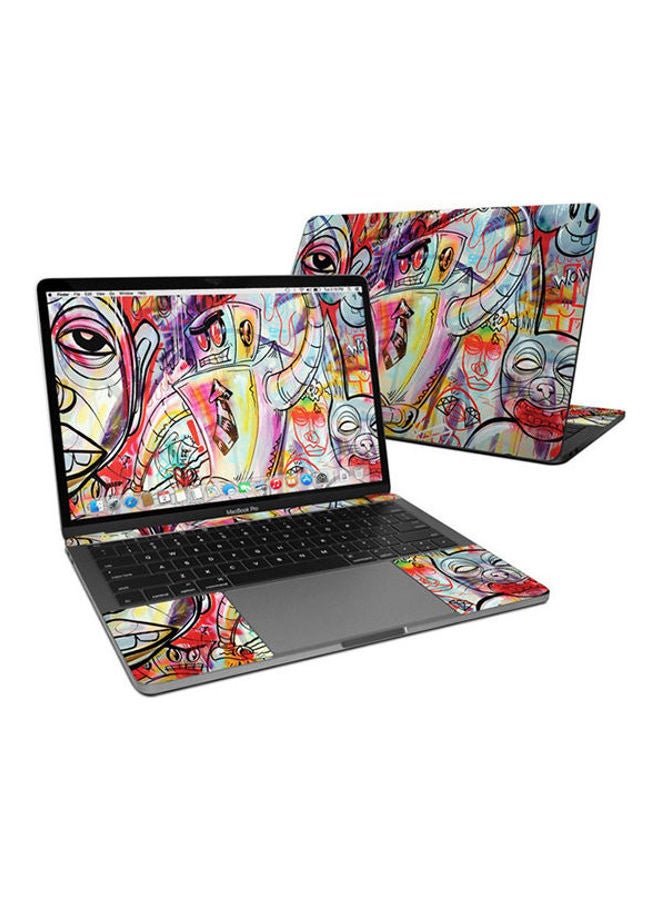 Battery Acid Meltdown Skin Cover For Macbook Pro Pre 2020 Multicolour
