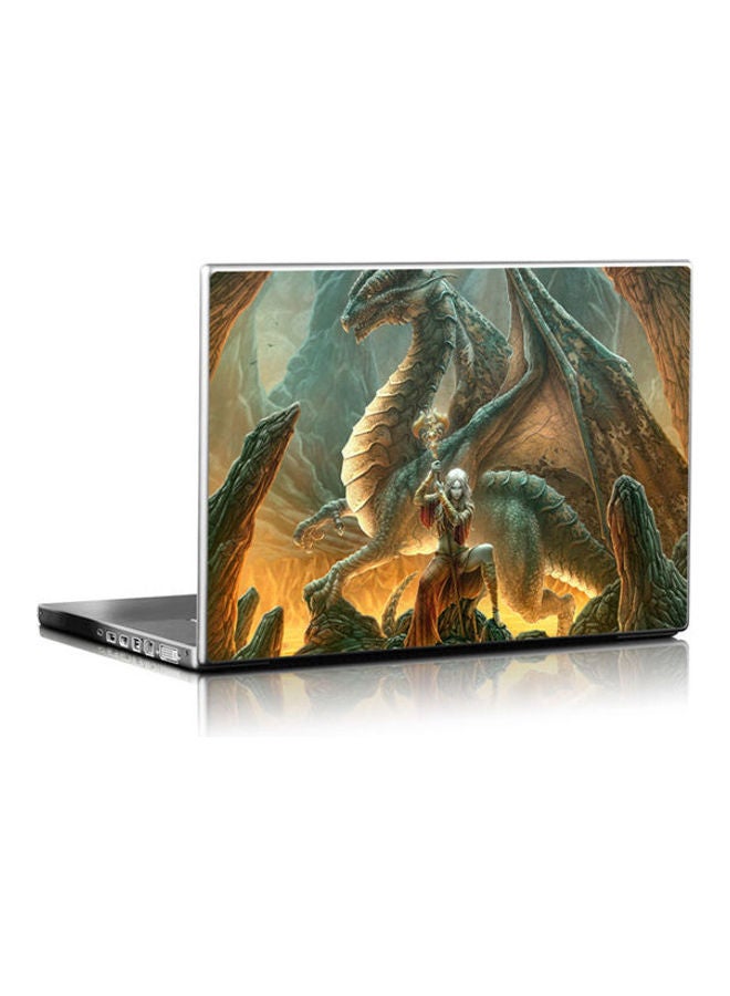 Bird In Paradise Skin Cover For Laptop Universal Fit Multicolour