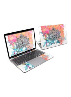 Generic Happy Lotus Skin Cover For Macbook Air 13 Multicolour 