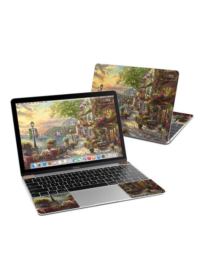 Generic - French Riviera Cafe Skin Cover For Macbook Multicolour - Image 1