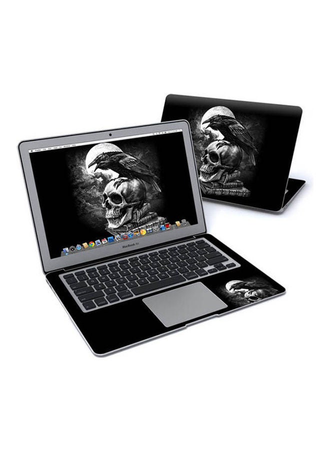 Poes Raven Skin Cover For Macbook Air Pre 2018 Multicolour 