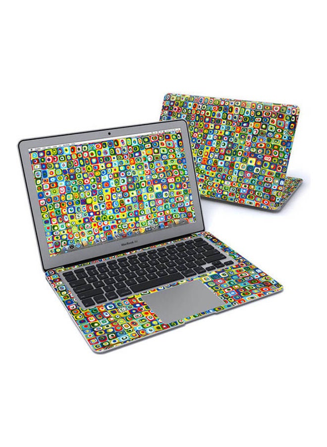 Line Dancing Skin Cover For Macbook Air Pre 2018 Multicolour 