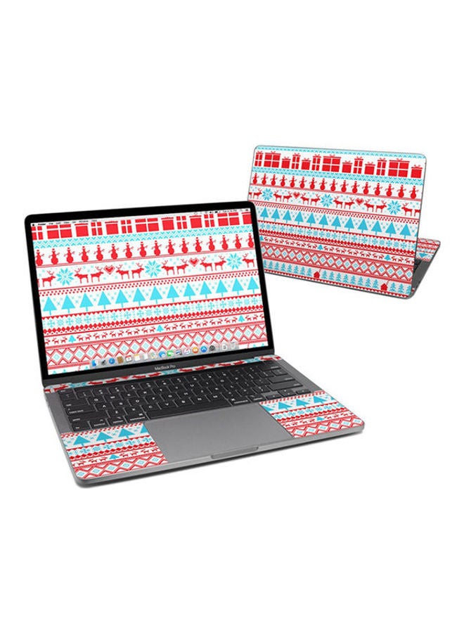 Comfy Christmas Skin Cover For Macbook Pro Multicolour