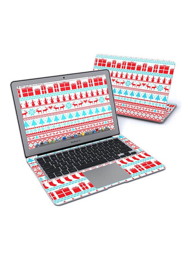 Comfy Christmas Skin Cover For Macbook Air Pre 2018 Multicolour