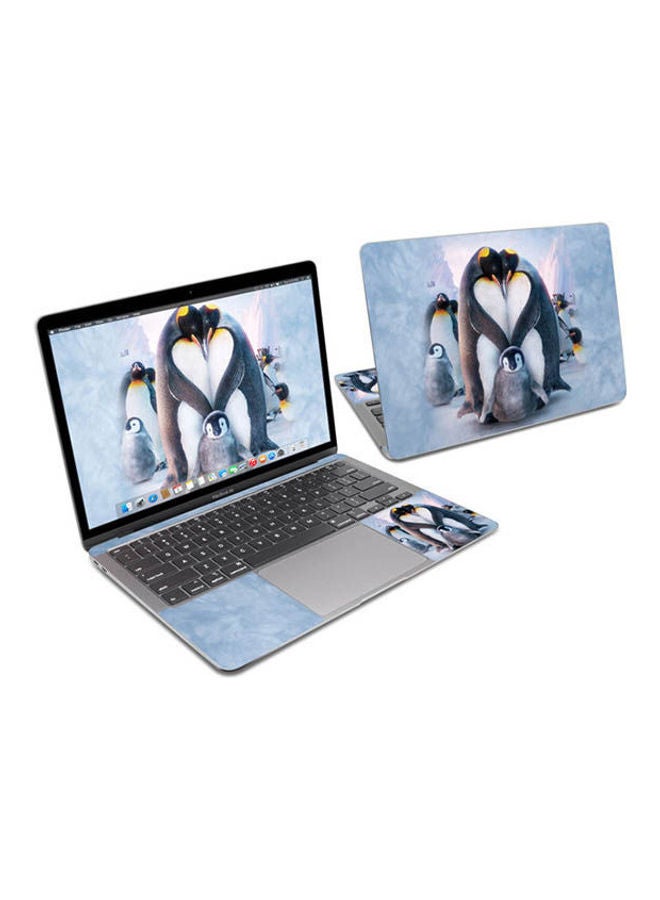 Generic - Penguin Heart Skin Cover For Macbook Air 13 Multicolour - Image 1