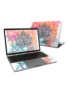 Generic Happy Lotus Skin Cover For Macbook Pro Pre 2020 Multicolour 