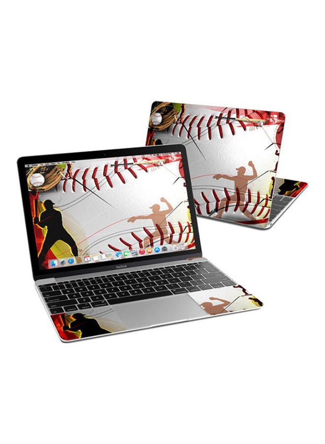 Home Run Skin Cover For Macbook Multicolour