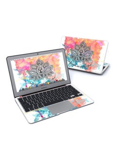 Generic Happy Lotus Skin Cover For Macbook Air Pre 2018 Multicolour 
