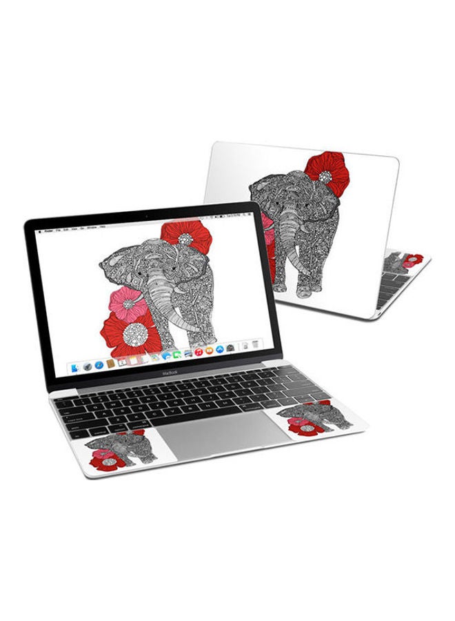 The Elephant Skin Cover For Macbook Multicolour