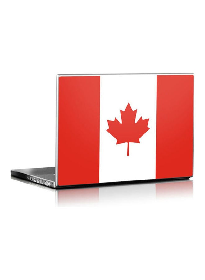 Canadian Flag Skin Cover For Laptop Universal Fit Multicolour