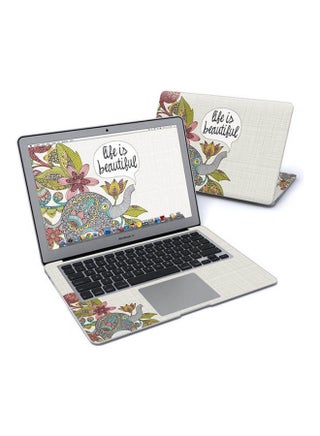 Life Is Beautiful Skin Cover For Macbook Air Pre 2018 Multicolour - v1639246467/N52128587A_1