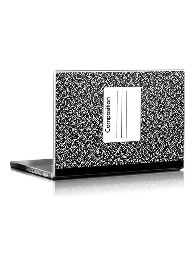 Composition Notebook Skin Cover For Laptop Universal Fit Multicolour 