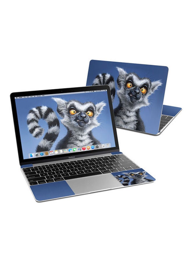 Ring Tailed Skin Cover For Macbook Multicolour