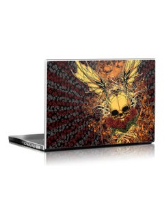 Generic Radiant Skull Skin Cover For Laptop Universal Fit Multicolour 