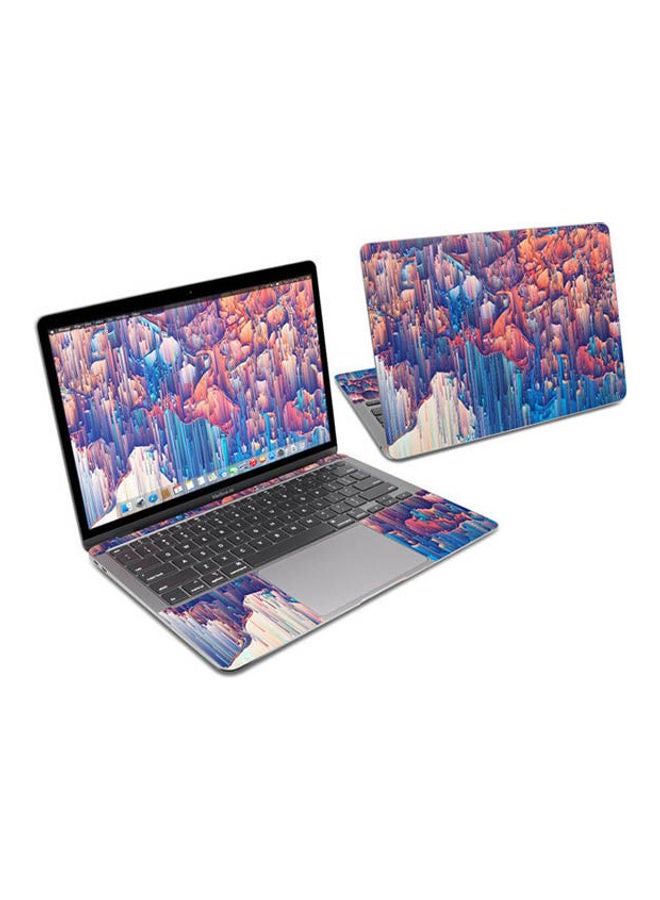Generic Cloud Glitch Skin Cover For Macbook Air 13 Multicolour 