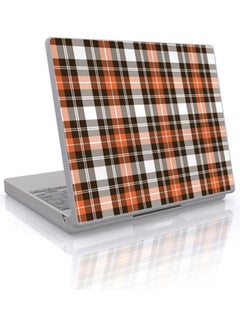 Copper Plaid Skin Cover For Laptop Universal Fit Multicolour