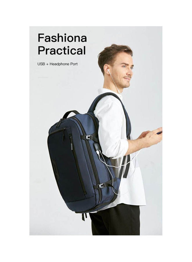 ARCTIC HUNTER Waterproof Laptop Backpack With Usb Charging Port Blue - Image 2