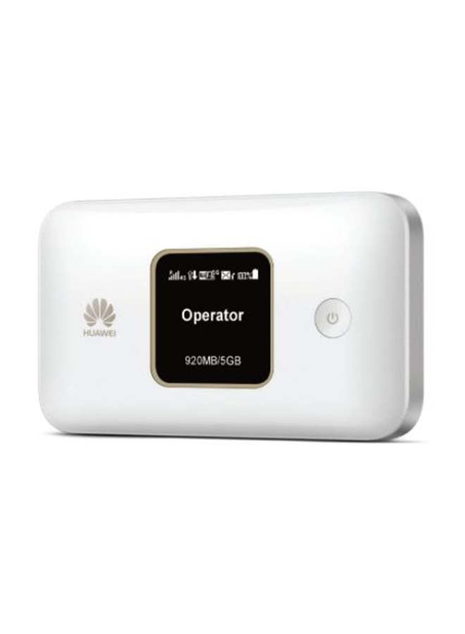 هواوي - نقطة اتصال شبكة واي فاي محمولة بتقنية 4G وبسرعة 300 ميجابت في الثانية مع بطارية سعة 3000 مللي أمبير في الساعة تدوم طويلاً مفتوحة لكل الشبكات 3000.0 mAh أبيض - Image 1