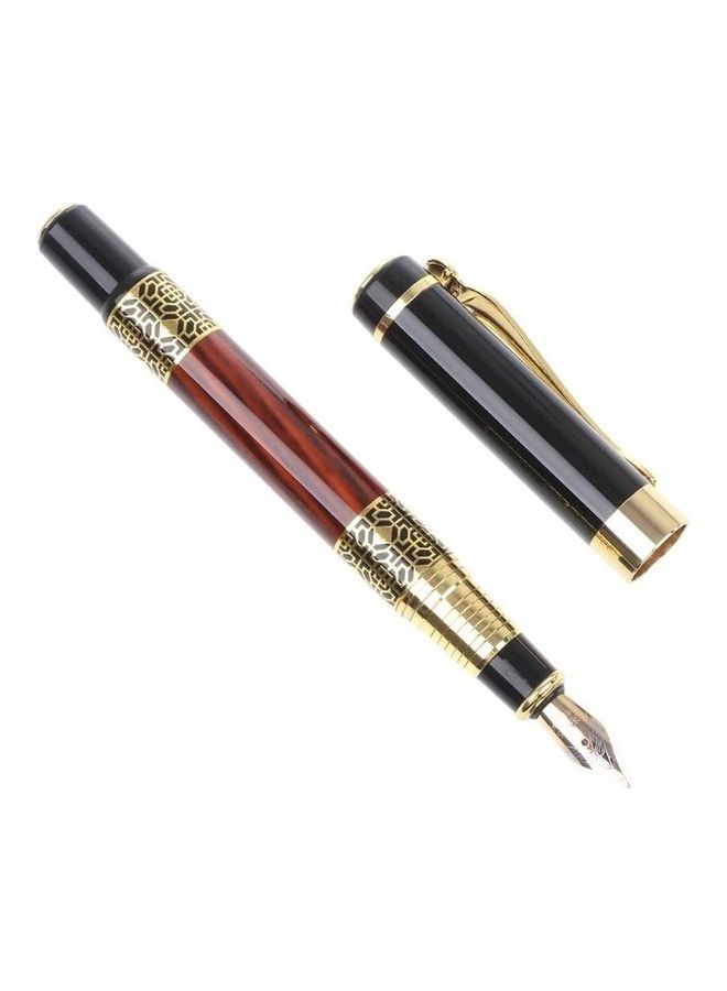 Classic Fountain Pen With Elegant Design Red - Image 2