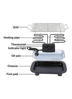 ARTC Electric Barbeque Grill Tandoori Maker 2000.0 W RK-04 Black  - Image 3