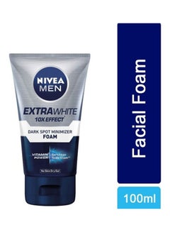 NIVEA MEN Extra White Dark Spot Minimizer Foam 100ml  - Image 1