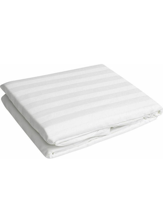 Hotel Linen Klub Fitted Sheet Cotton White 150x200+30cm  - Image 3