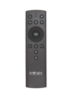 NEO M2 2.4G Motion Air Mouse Remote with Voice Six-Axis Gyroscope Remote for Smart TV Box, PC Black